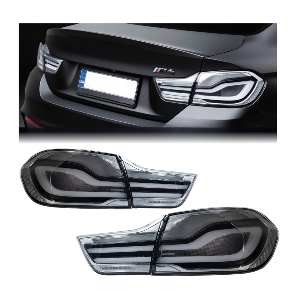 2014-2020 BMW M4/4-Series LCI Style Clear LED Taillights | F82/F83/F32/F33/F36 Taillights
